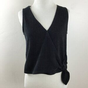 Madewell Texture & Thread Black Top xs